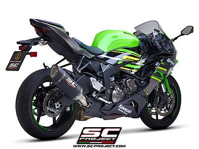 SC Project SC1-R Carbon Exhaust for Kawasaki ZX-6R 2024 SC Project SC1-R Carbon Exhaust for Kawasaki ZX-6R 2024