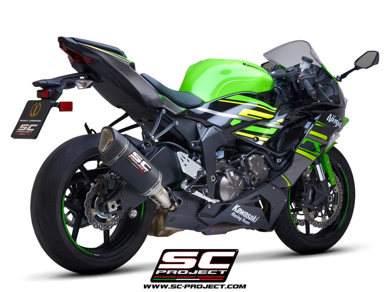 SC Project SC1-R Carbon Exhaust for Kawasaki ZX-6R 2024 SC Project SC1-R Carbon Exhaust for Kawasaki ZX-6R 2024