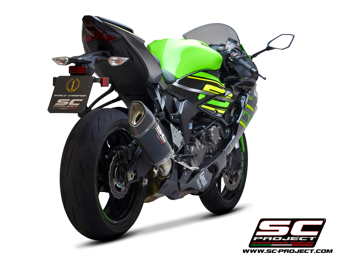 SC Project SC1-R Carbon Exhaust for Kawasaki ZX-6R 2024 SC Project SC1-R Carbon Exhaust for Kawasaki ZX-6R 2024