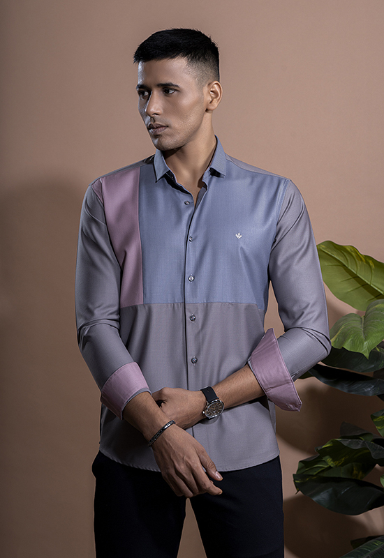 Steel Blue Classic Formal Shirt