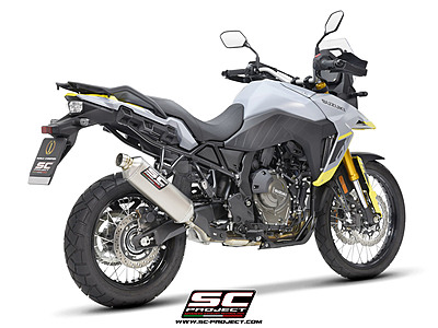 SC-Project Rally Raid Titanium Exhaust for Suzuki V-Strom 800DE / 800SE (2023 - 2025)