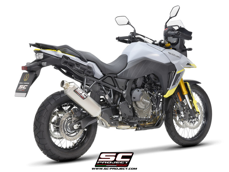 SC-Project Rally Raid Titanium Exhaust for Suzuki V-Strom 800DE / 800SE (2023 - 2025)