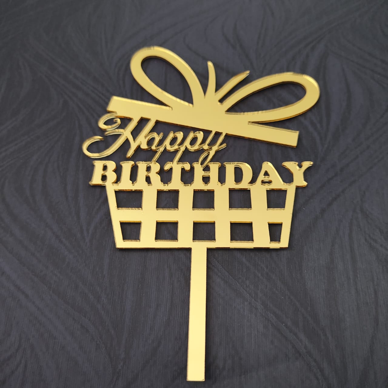 Happy Birthday Acrylic Topper 04