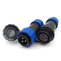 3PIN 30A Waterproof Cable Mount Aviation Connector Male Plug + Female Socket IP68 -17MM 3P ST-ST