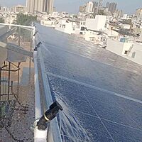 Solar Panel Cleaning Sprinkler – Made by Nylon Material, UV-Protected | 180° Spray Angle | 1/2'' Thread | 4 Feet Spray Range ( Pack of 1))