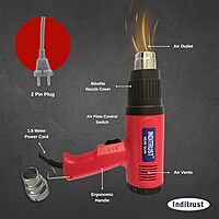 2000 Watt professional heat gun hot air gun with dual temperature setting for Shrink Wrapping, Packing