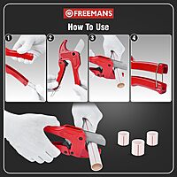 PVC Pipe Cutter - 42mm || Cutting Upto 1-1/8" O.D. | Suitable For PVC Pipes, Rubber Hoses And Plumbing Pipes Cutter