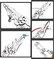 All in 1 Multifunction Wire Stripper/Wire Crimping Tool, Wire Cutter, Wire Crimper, Cable Stripper