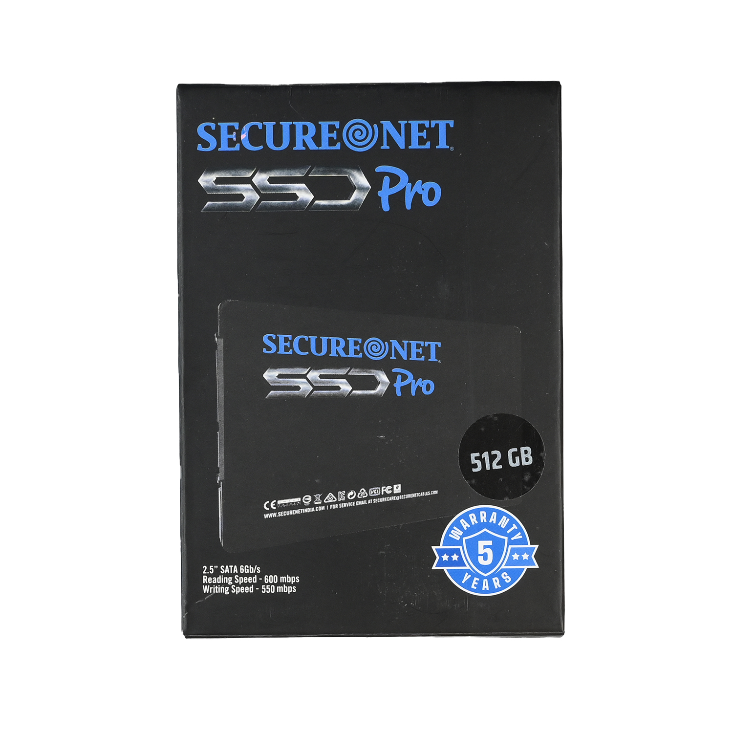 Secure Net 512GB TB SATA Pro SSD