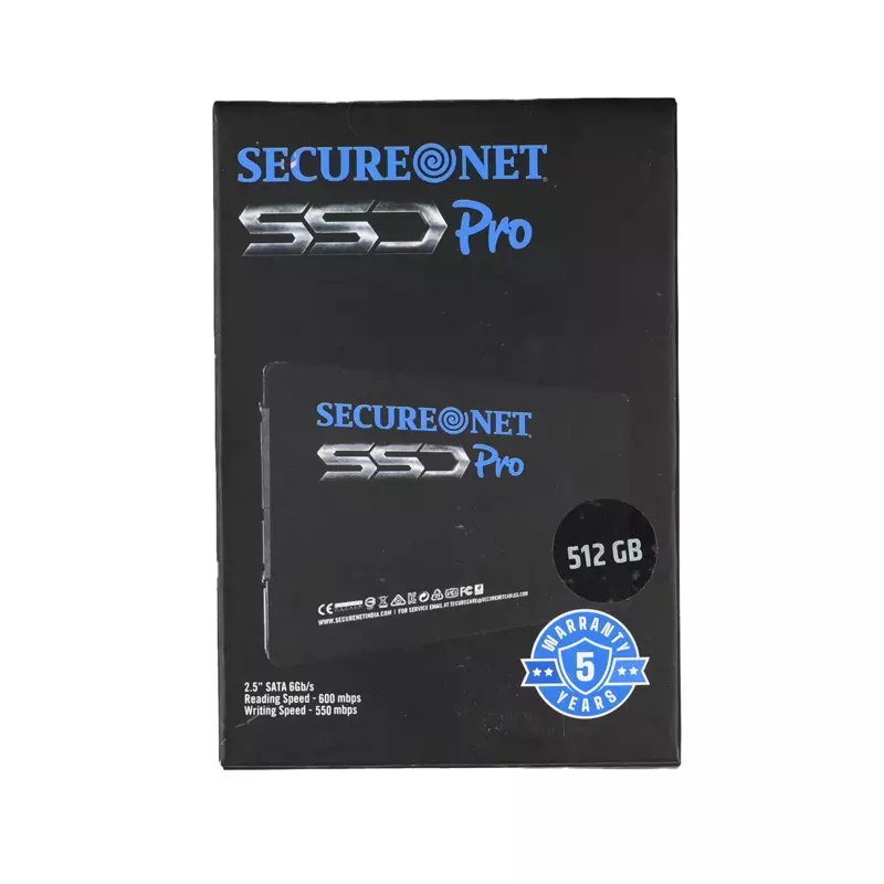 Secure Net 512GB TB SATA Pro SSD