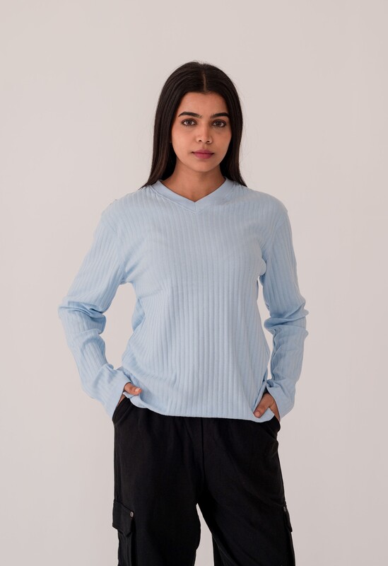 Being Winged - Gender Free V Neck Tee (Female)