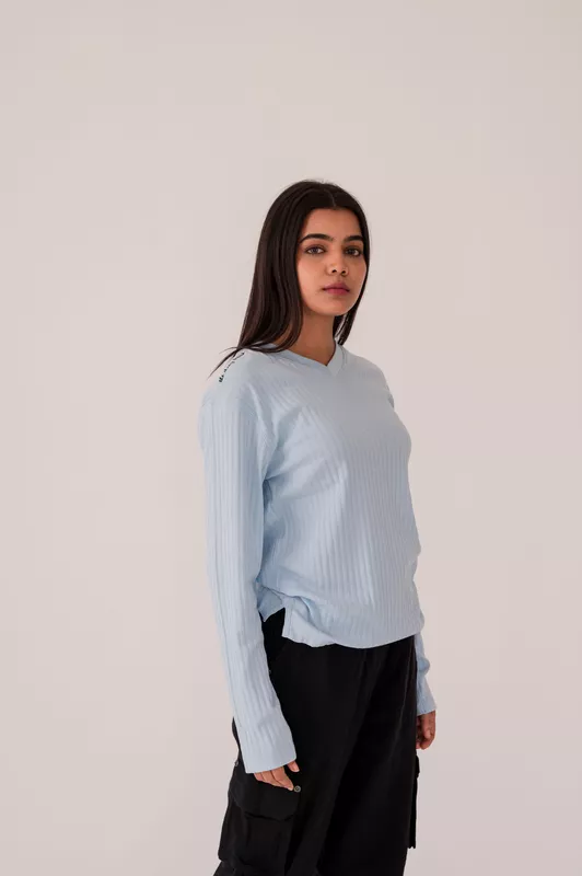 Being Winged - Gender Free V Neck Tee (Female)