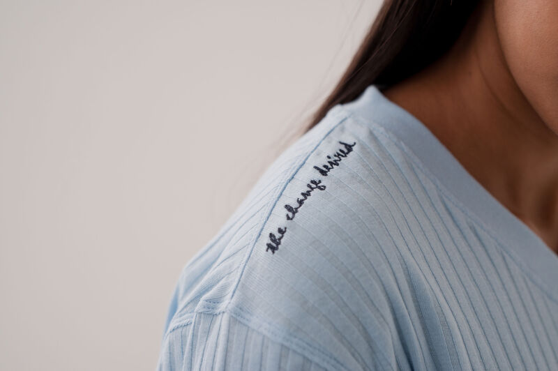 Being Winged - Gender Free V Neck Tee (Female)