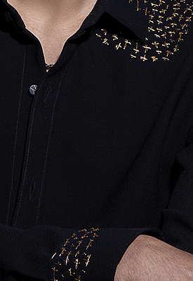 Black & Gold Festive Shirt