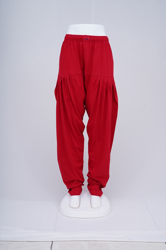 Women Dark Red Patiyala