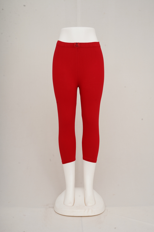 Women Dark Red Capri