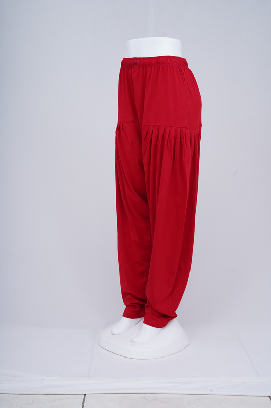 Women Dark Red Patiyala
