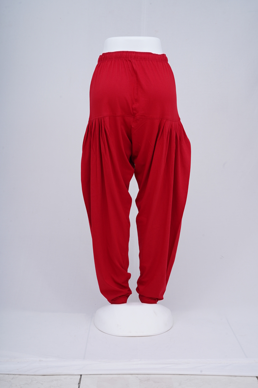 Women Dark Red Patiyala