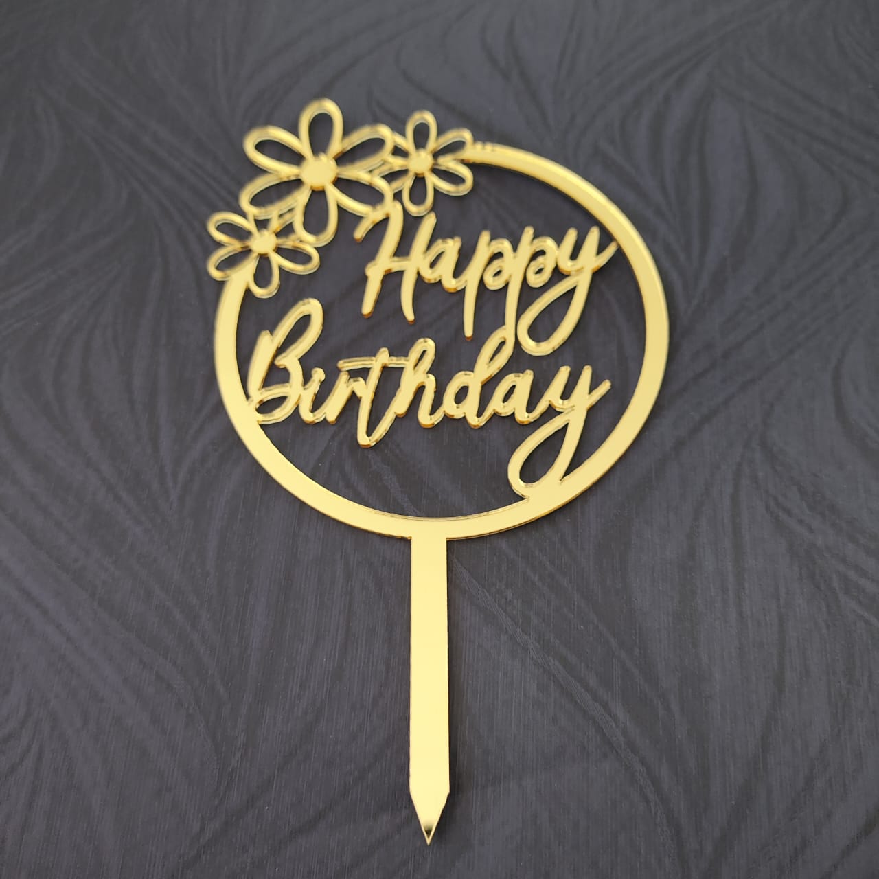 Happy Birthday Acrylic Topper 05