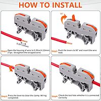 DIN Rail Type, Quick Connection Terminal 1 In-1 Out - PCT-211 (pack of 1)