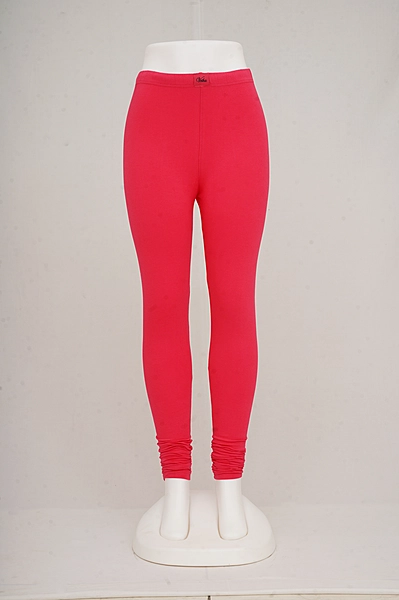 Women Raspberry Churidar Leggigns