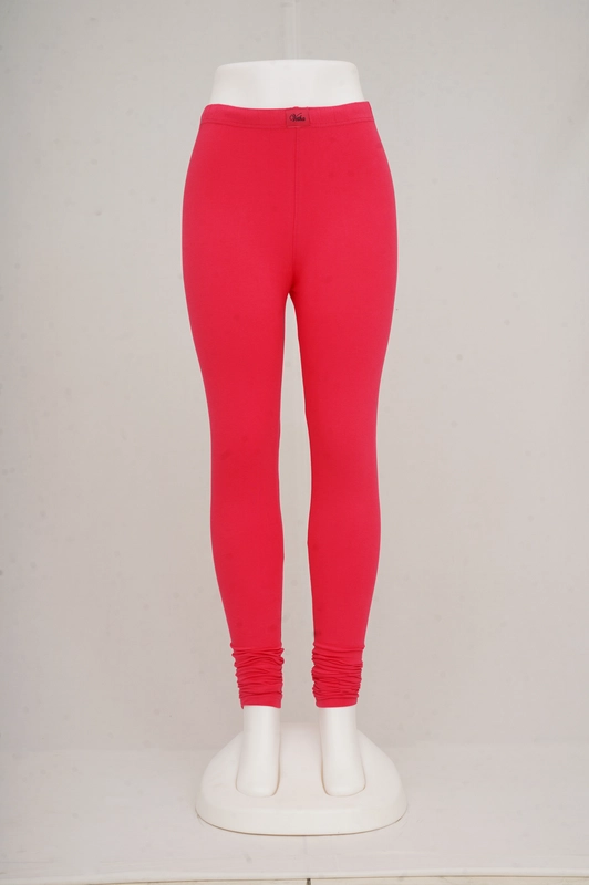 Women Raspberry Churidar Leggigns