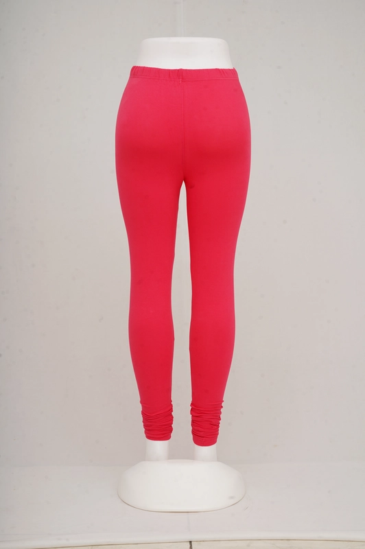 Women Raspberry Churidar Leggigns
