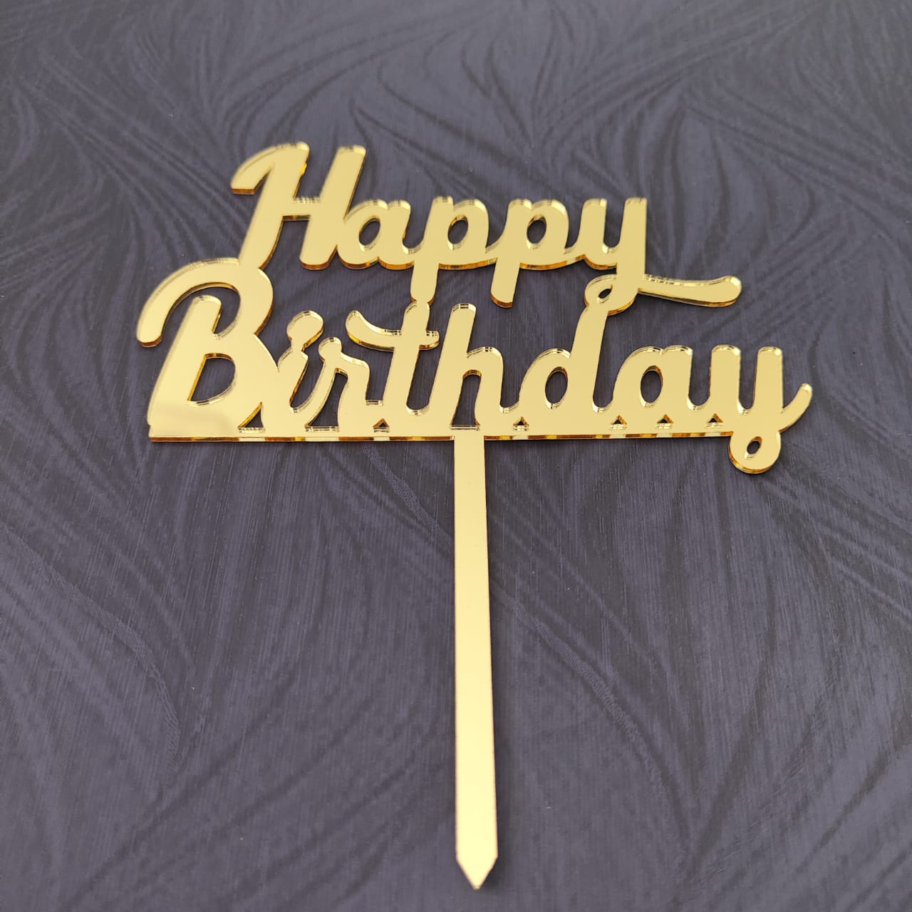 Happy Birthday Acrylic Topper 06