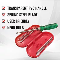 Screw Driver Set with Neon Bulb indicator  - (TAPARIA 840 )