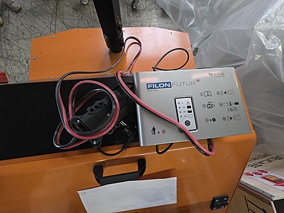 BAKA 1709-919-UMB, EGGT 79-1004 ELSO, Electric counterbalance walkie stacker with mounting plate