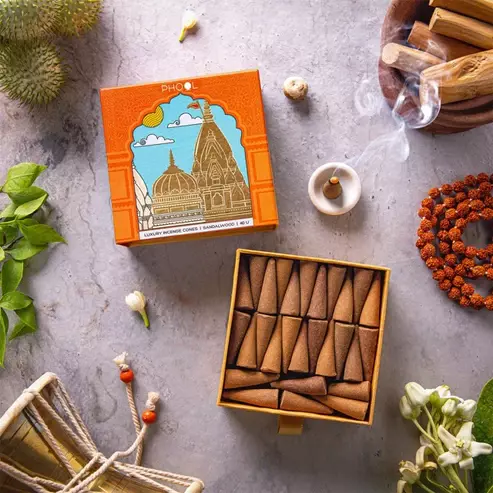 Phool SANDALWOOD Incense Cones