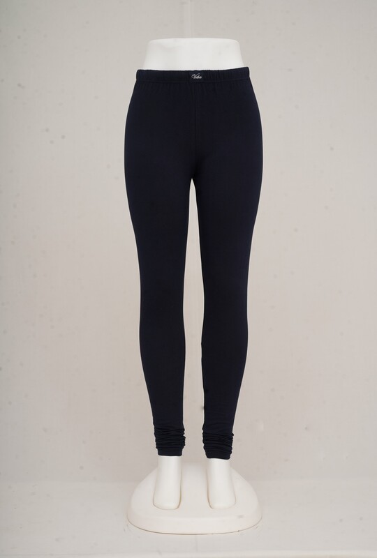Women Navy Churidhar Leggings