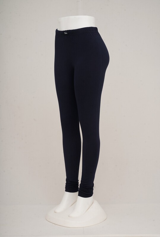 Women Navy Churidhar Leggings