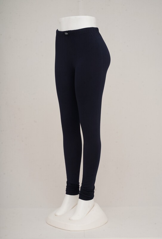 Women Navy Churidar Leggings