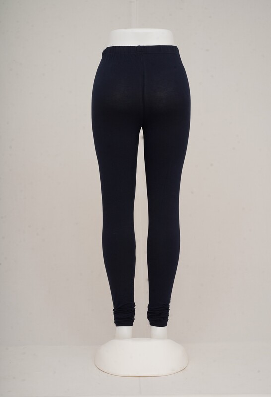Women Navy Churidar Leggings