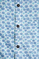 Blue Floral Printed Shirts