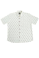 Elegant White Printed Shirts