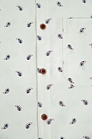 Elegant White Printed Shirts