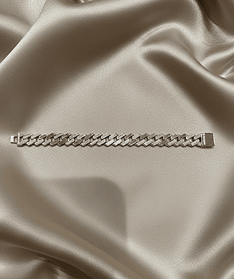 925 Sterling Silver Armour Curb Bracelet