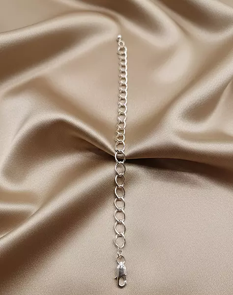 925 Silver Argent Combat Chain Gents Bracelet
