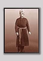 Swami Vivekananda, Parliament of World Religions, Chicago, September 1893 (Plain Background)