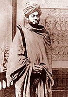 Swami Vivekananda possibly at Hyderabad, 1892 or early 1893 - Photo