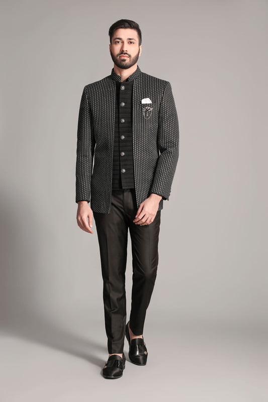 Richy Designer Black Jodhpuri Richy Designer Black Jodhpuri