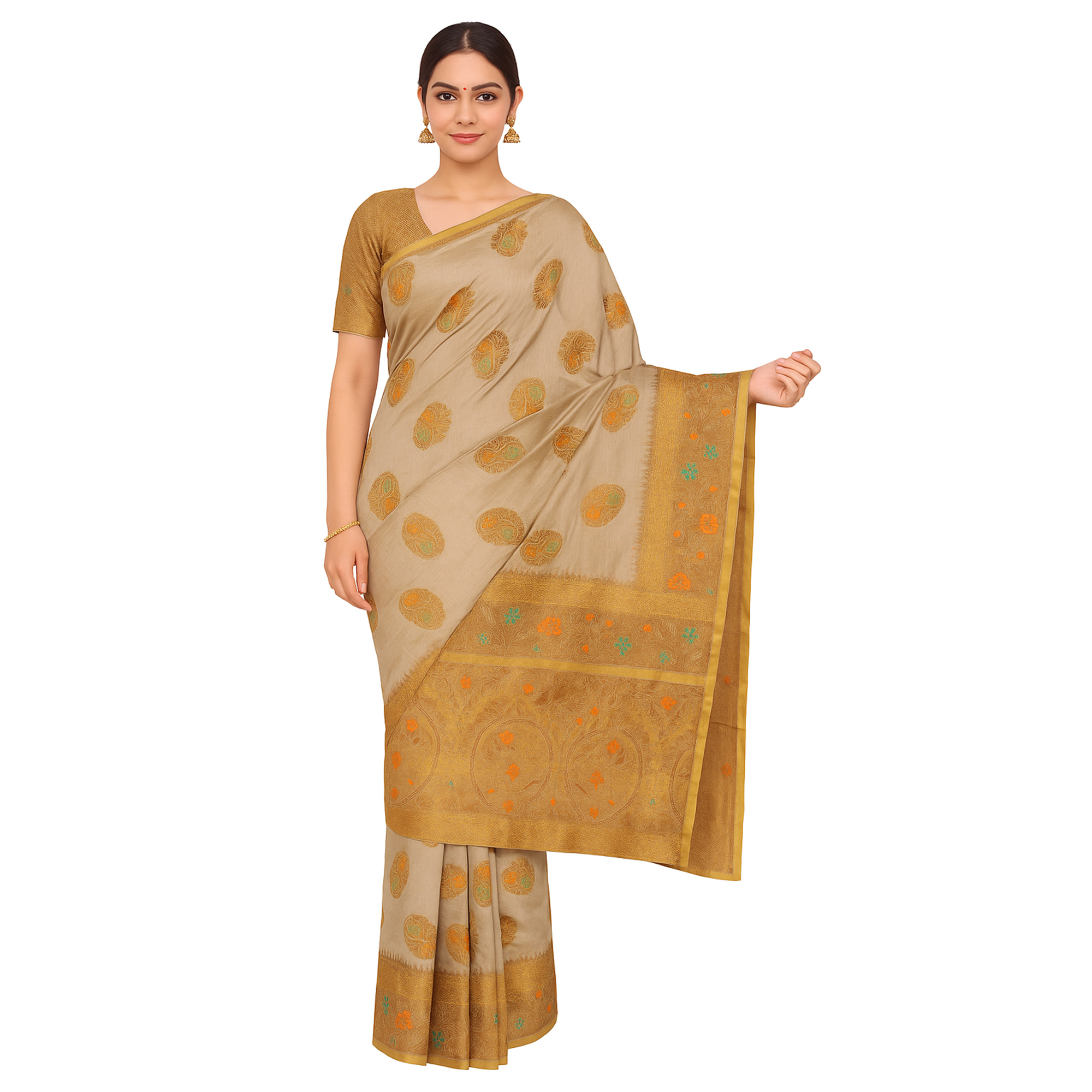 Organza Cotton _ Gold Organza Cotton _ Gold