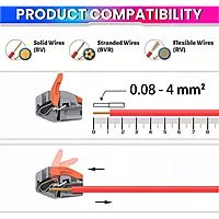 Fast Wire Clip Connector,  Quick Disconnect, 2 Wire Connector (Pack of 1)