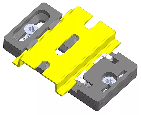 Din Rail Bracket 20/35/48mm DRB20/35/48 (Din Rail Bracket, 35mm Flexible Holes)