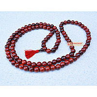 14mm Red Sandalwood (Lal Chandan) Very Big Size Mala