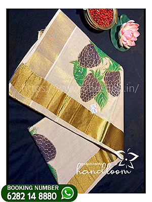 vishu-special-set-saree-grape embroidery vishu-special-set-saree-grape embroidery