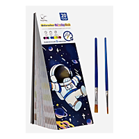 Scratch and Water Colouring Book - Astronaut