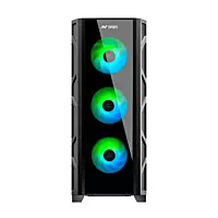 Ant Esports Dynamic GT ARGB E-ATX Mid Tower Case – Tempered Glass | ARGB Fans